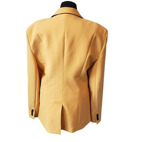 Kwaidan Editions Lemon Yellow Tailored Blazer Jacket Olivia Wilde Style Bright - Picture 14 of 16